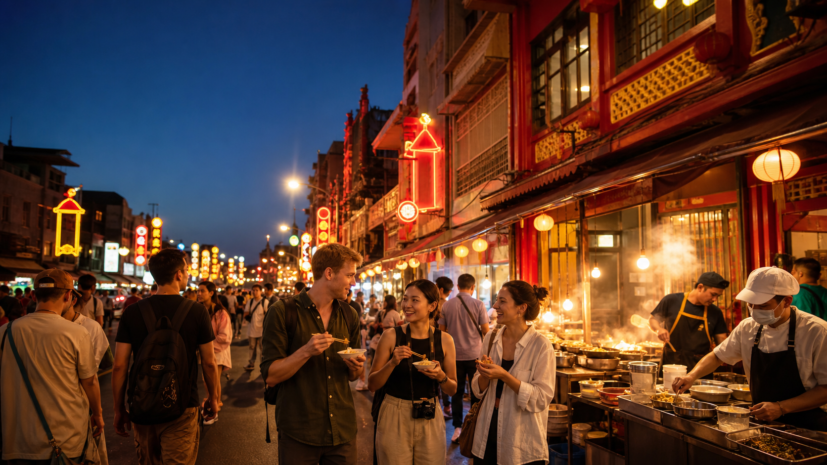 Yaowarat Night Food Walk: How to Get There and What to Eat